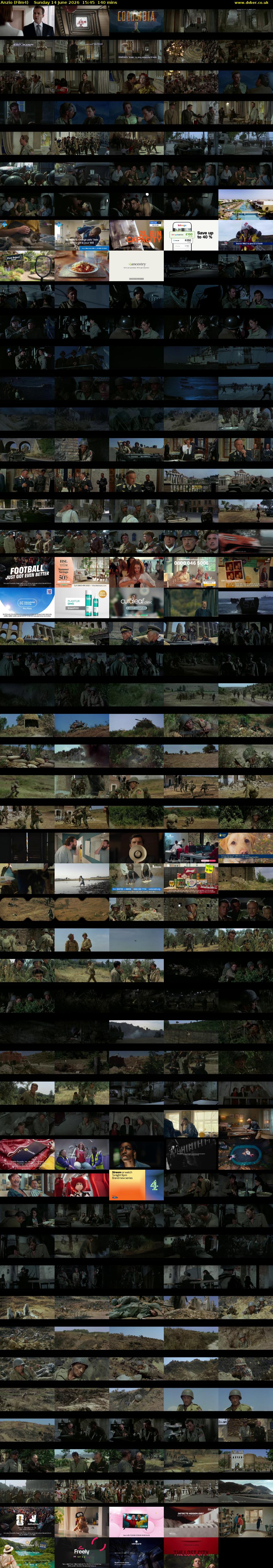 Anzio (Film4) Sunday 14 June 2026 15:45 - 18:05