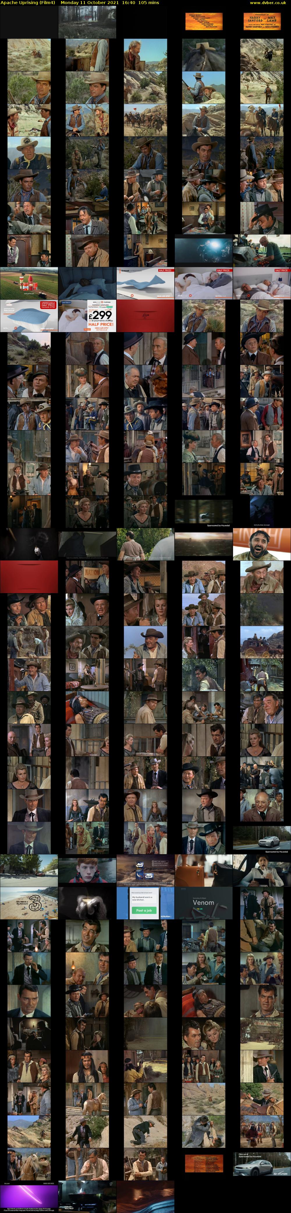 Apache Uprising (Film4) Monday 11 October 2021 16:40 - 18:25