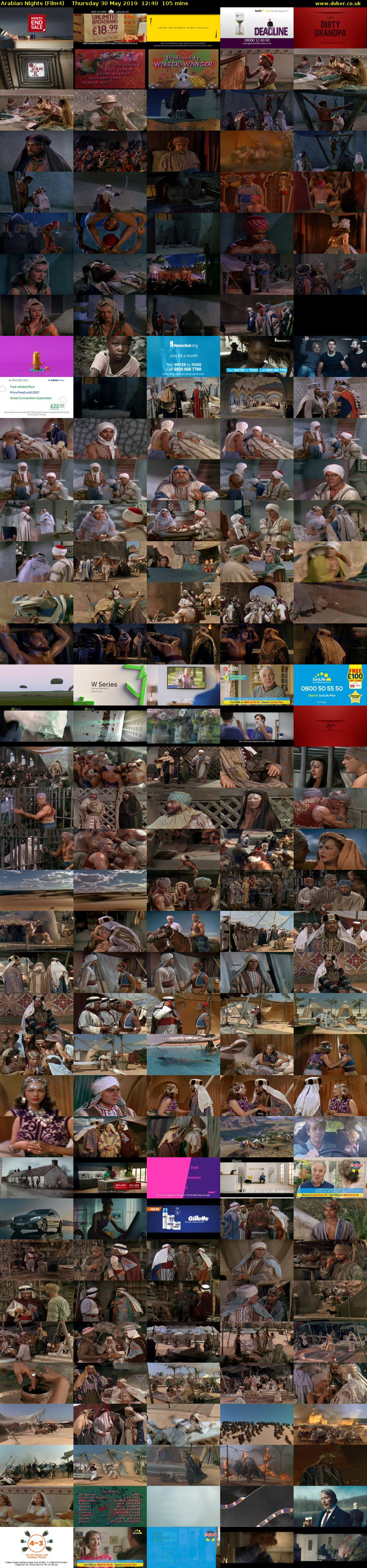 Arabian Nights (Film4) Thursday 30 May 2019 12:40 - 14:25