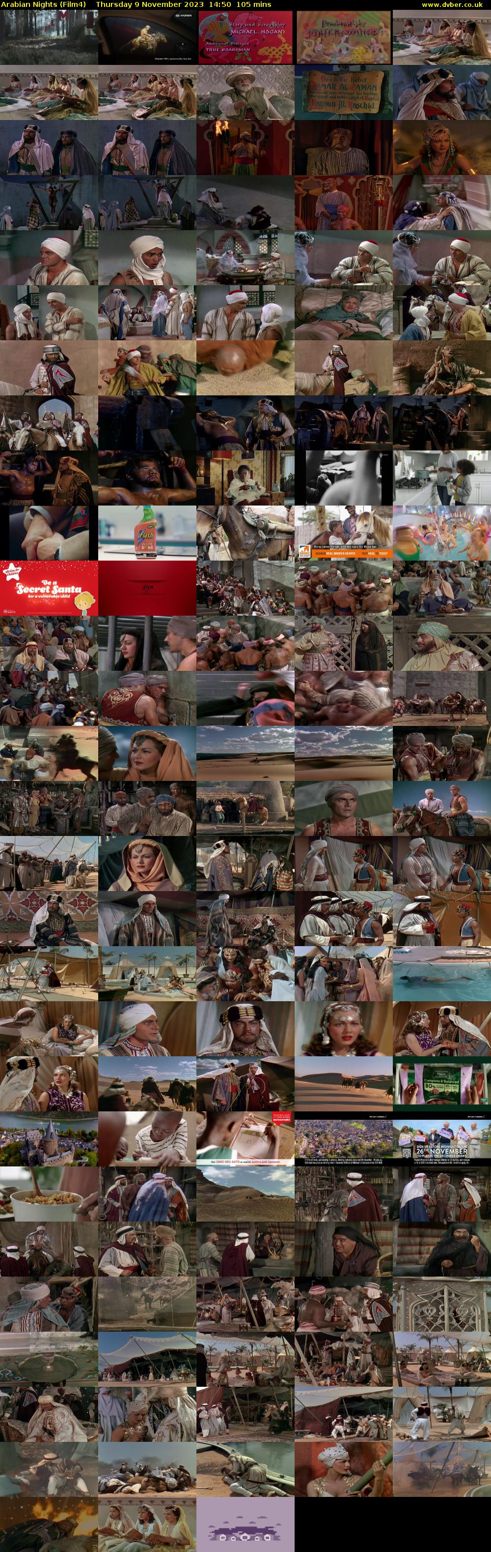 Arabian Nights (Film4) Thursday 9 November 2023 14:50 - 16:35
