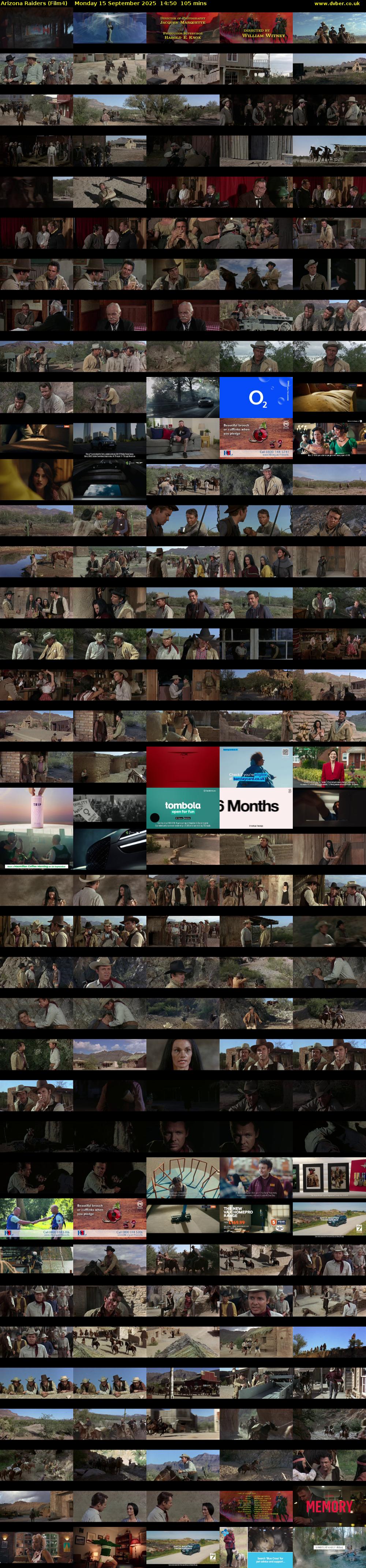Arizona Raiders (Film4) Monday 15 September 2025 14:50 - 16:35