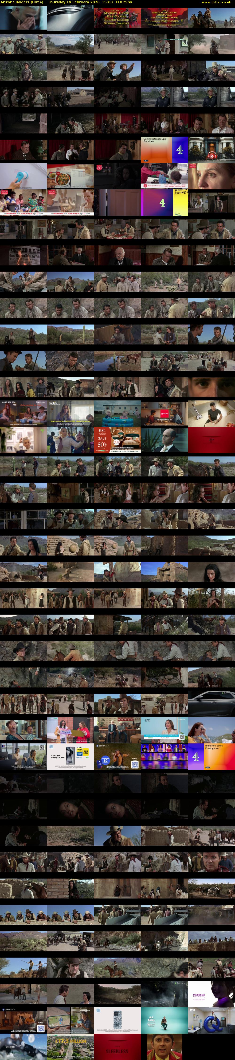 Arizona Raiders (Film4) Thursday 19 February 2026 15:00 - 16:50