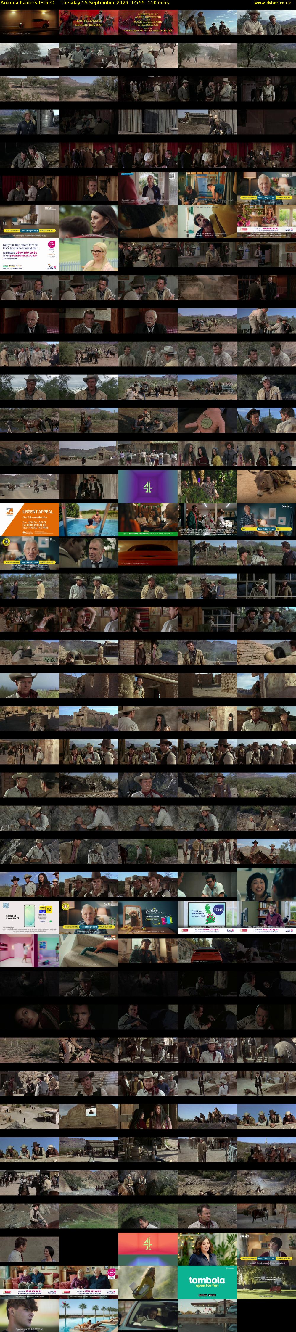 Arizona Raiders (Film4) Tuesday 15 September 2026 14:55 - 16:45