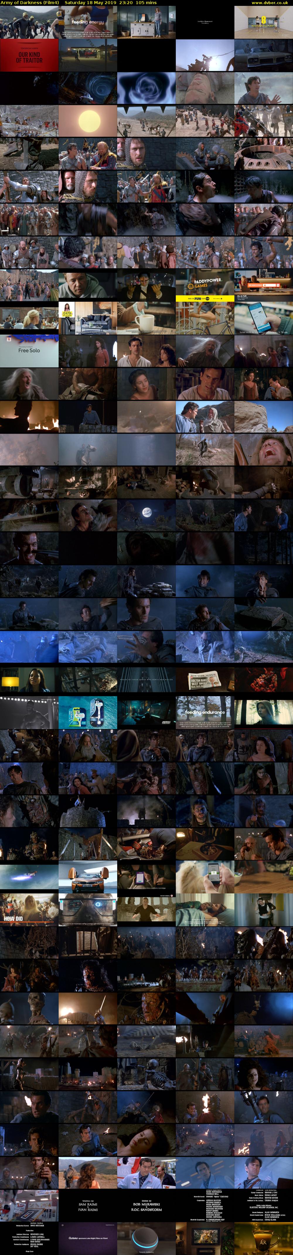 Army of Darkness (Film4) Saturday 18 May 2019 23:20 - 01:05