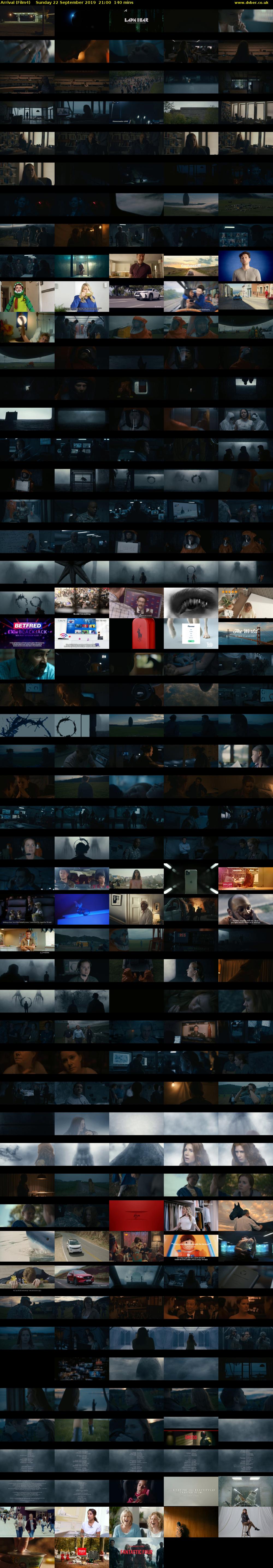 Arrival (Film4) Sunday 22 September 2019 21:00 - 23:20