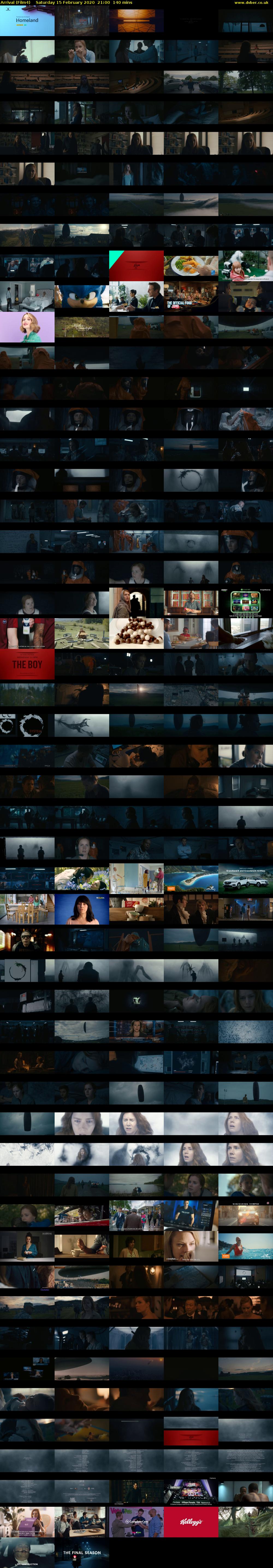 Arrival (Film4) Saturday 15 February 2020 21:00 - 23:20