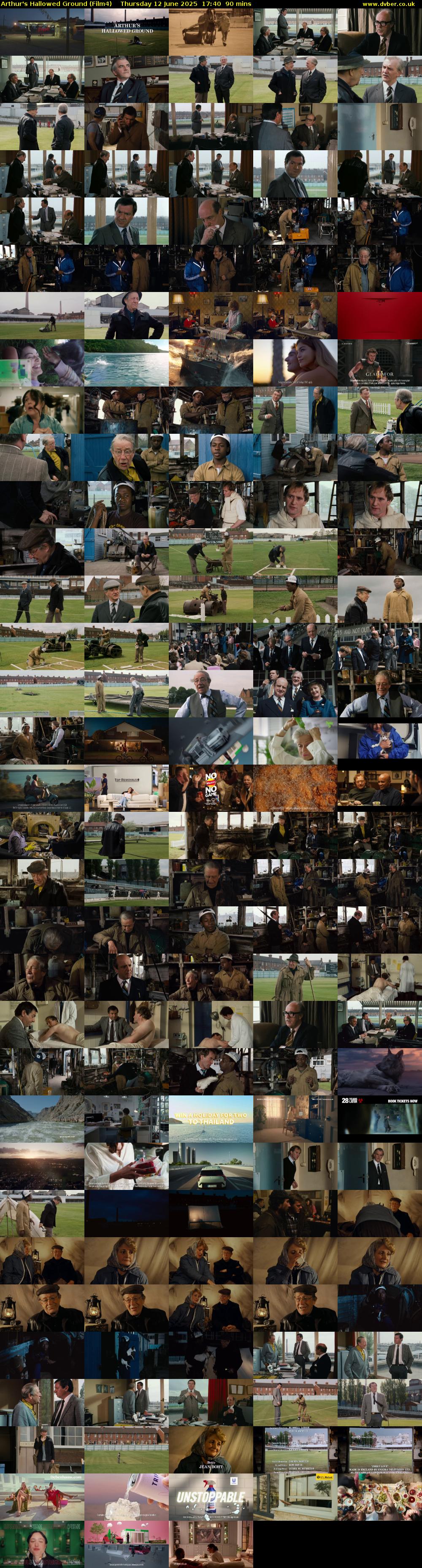 Arthur's Hallowed Ground (Film4) Thursday 12 June 2025 17:40 - 19:10
