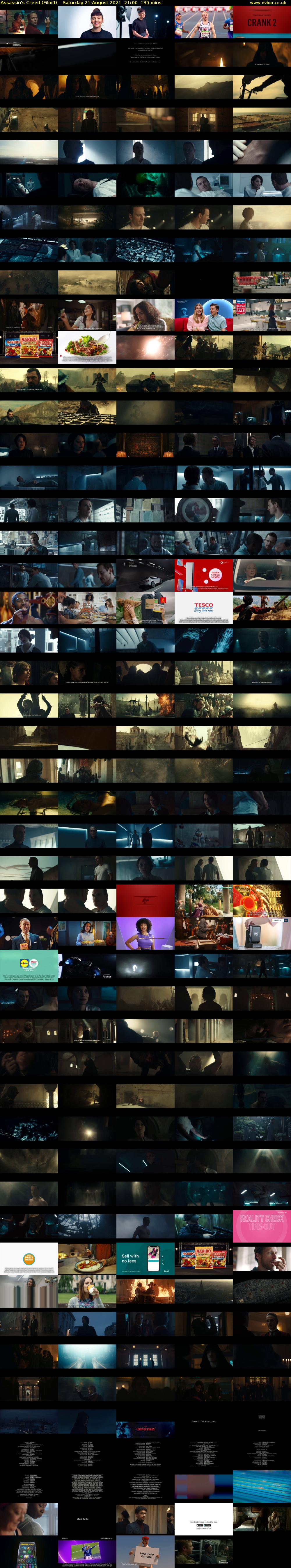 Assassin's Creed (Film4) Saturday 21 August 2021 21:00 - 23:15