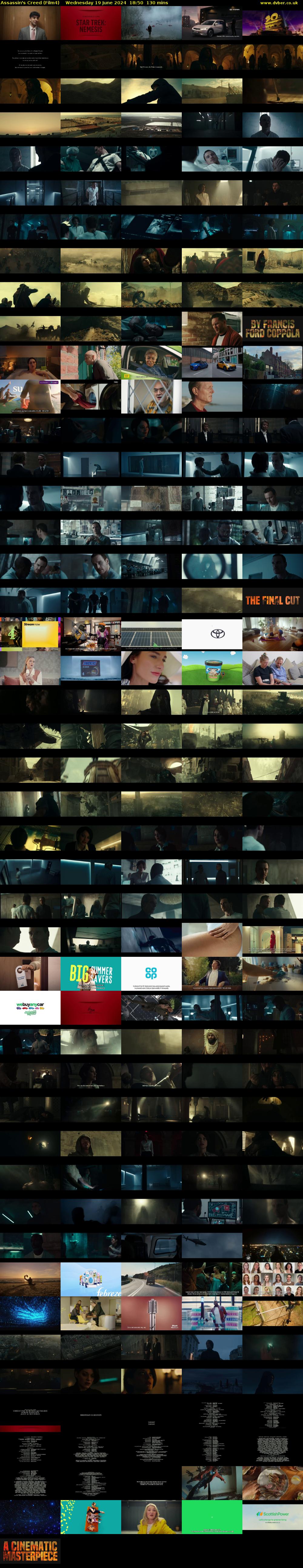 Assassin's Creed (Film4) Wednesday 19 June 2024 18:50 - 21:00