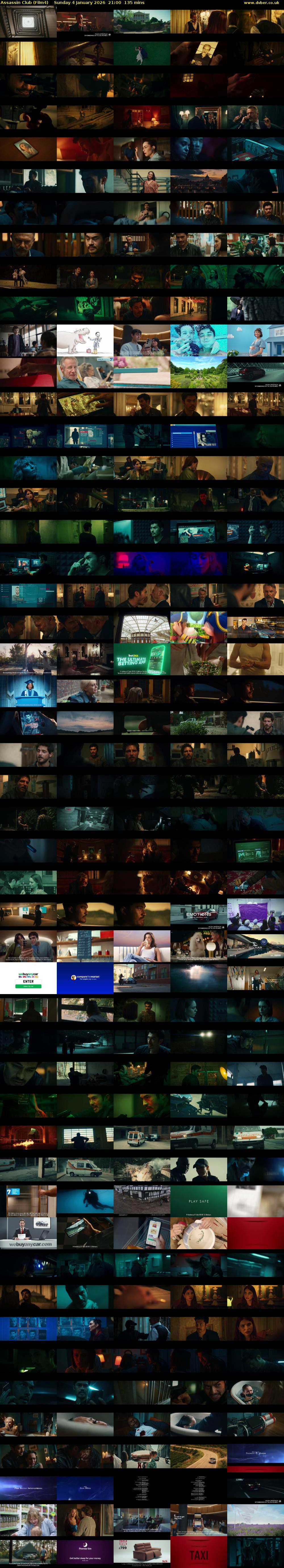 Assassin Club (Film4) Sunday 4 January 2026 21:00 - 23:15