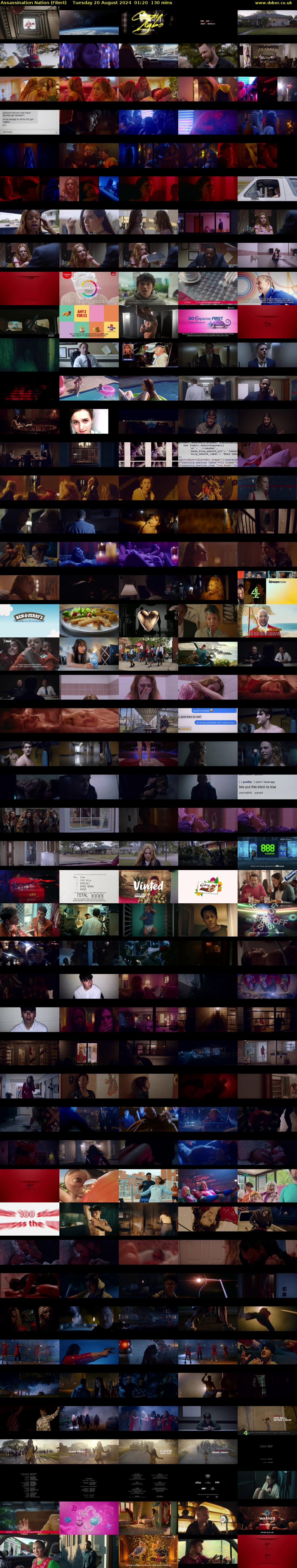 Assassination Nation (Film4) Tuesday 20 August 2024 01:20 - 03:30