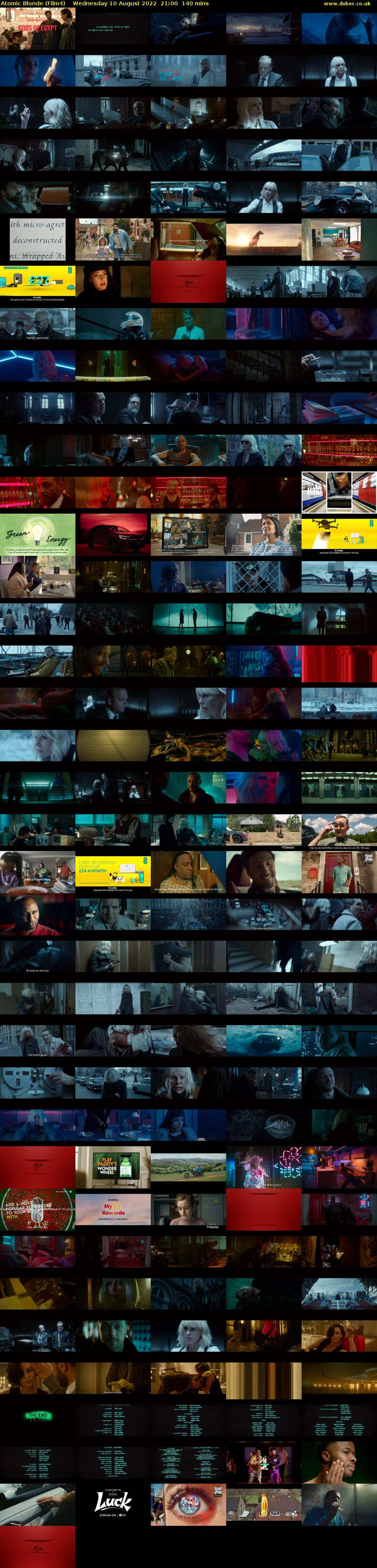 Atomic Blonde (Film4) Wednesday 10 August 2022 21:00 - 23:20