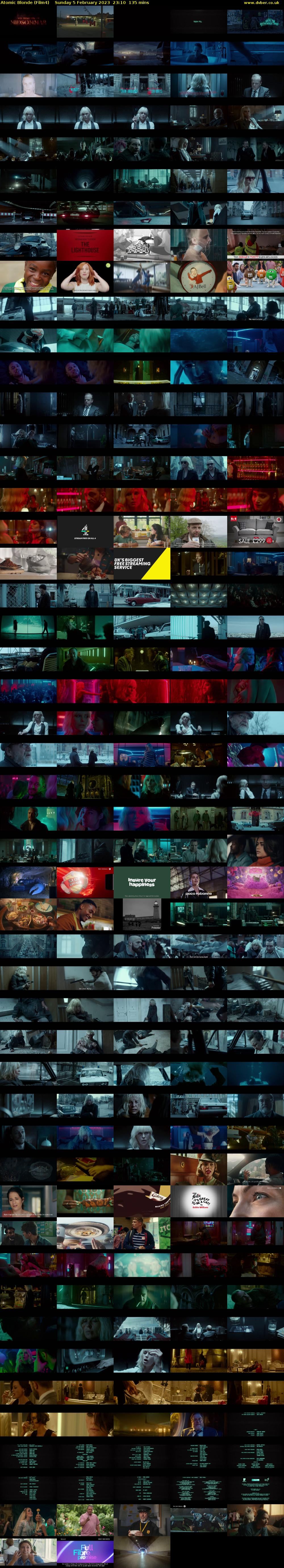 Atomic Blonde (Film4) Sunday 5 February 2023 23:10 - 01:25