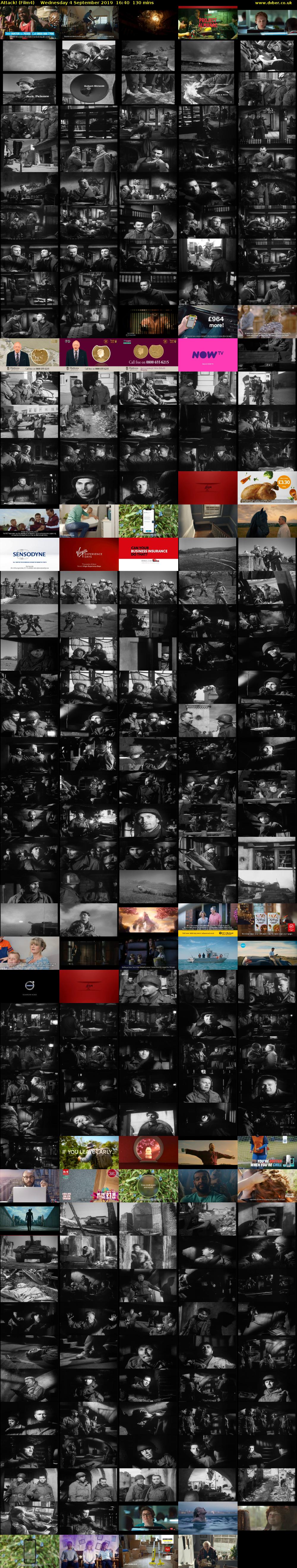 Attack! (Film4) Wednesday 4 September 2019 16:40 - 18:50