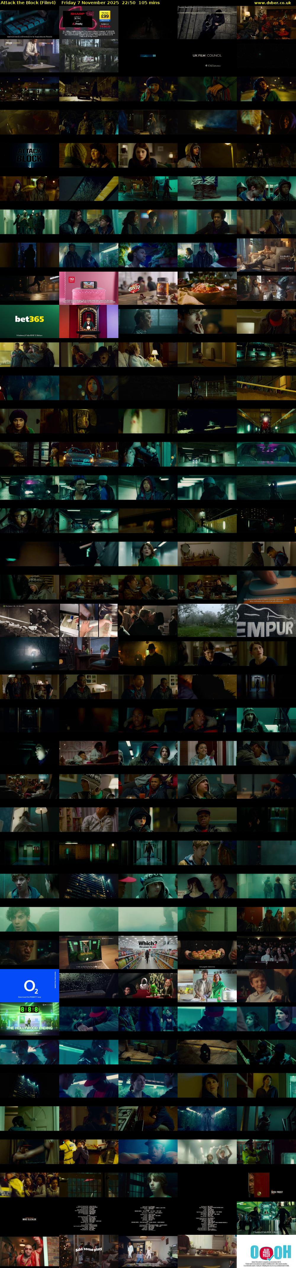 Attack the Block (Film4) Friday 7 November 2025 22:50 - 00:35