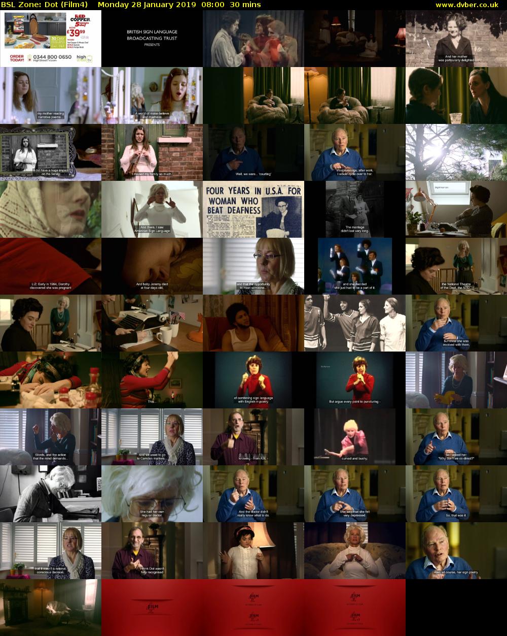 BSL Zone: Dot (Film4) Monday 28 January 2019 08:00 - 08:30
