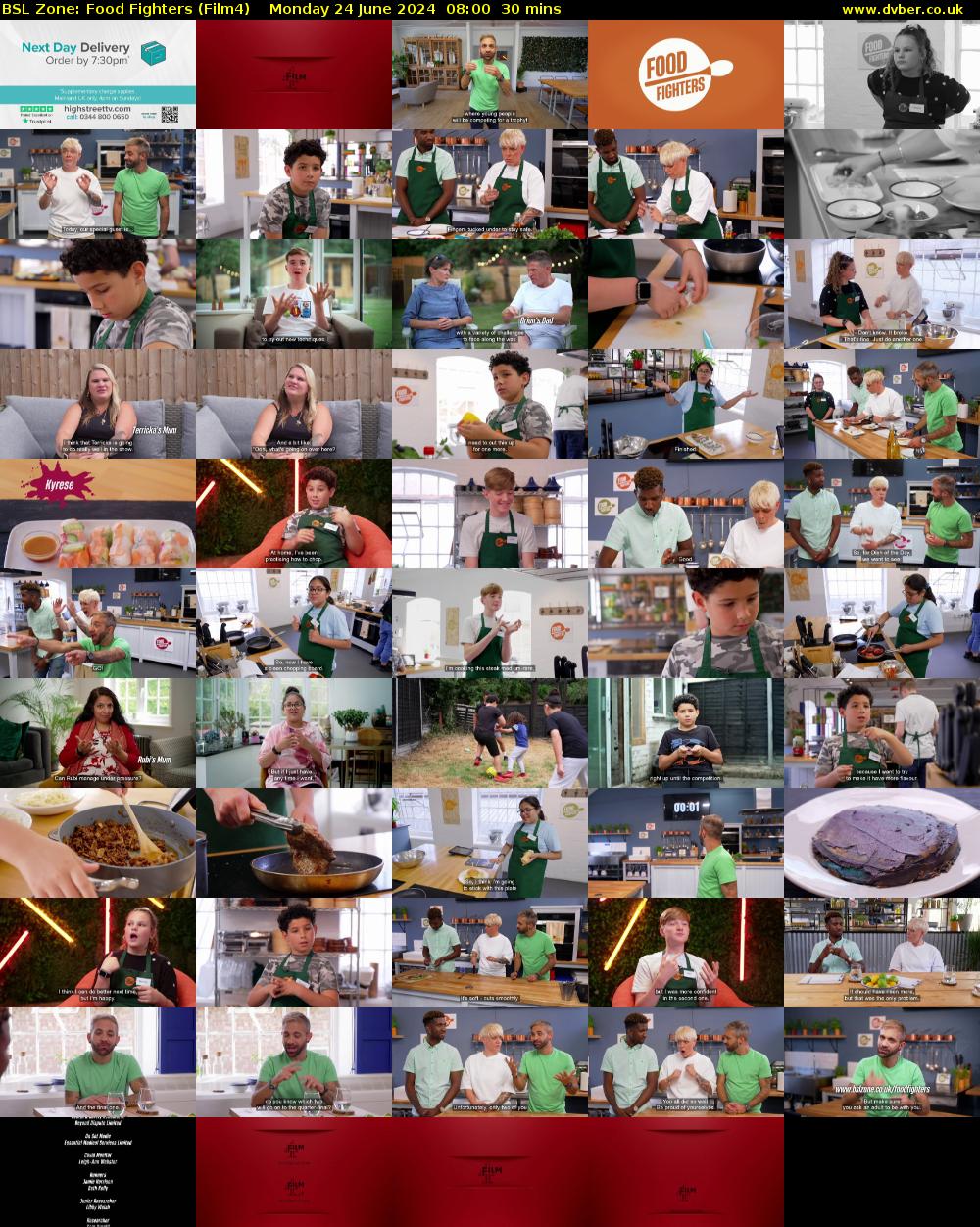 BSL Zone: Food Fighters (Film4) Monday 24 June 2024 08:00 - 08:30