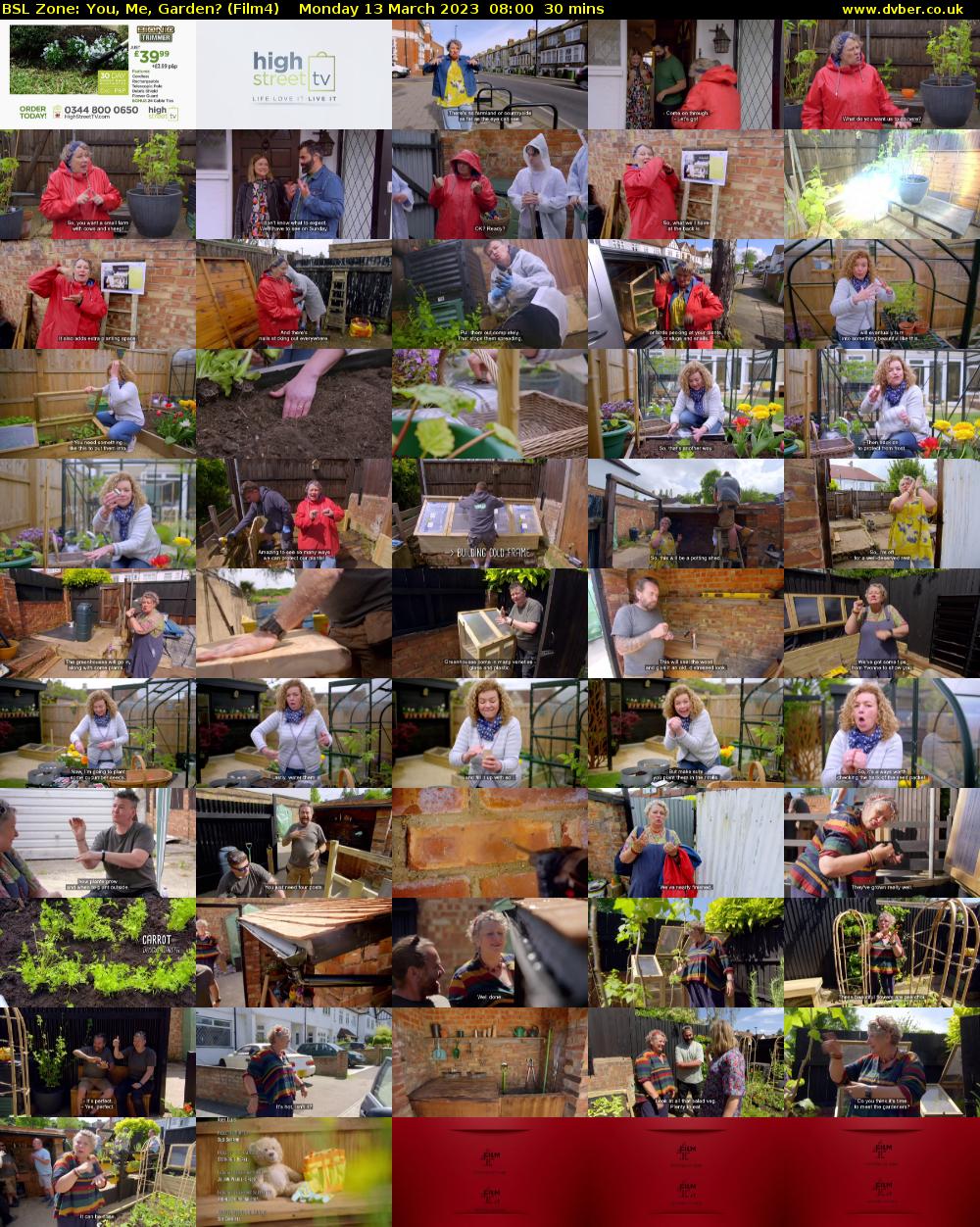 BSL Zone: You, Me, Garden? (Film4) Monday 13 March 2023 08:00 - 08:30