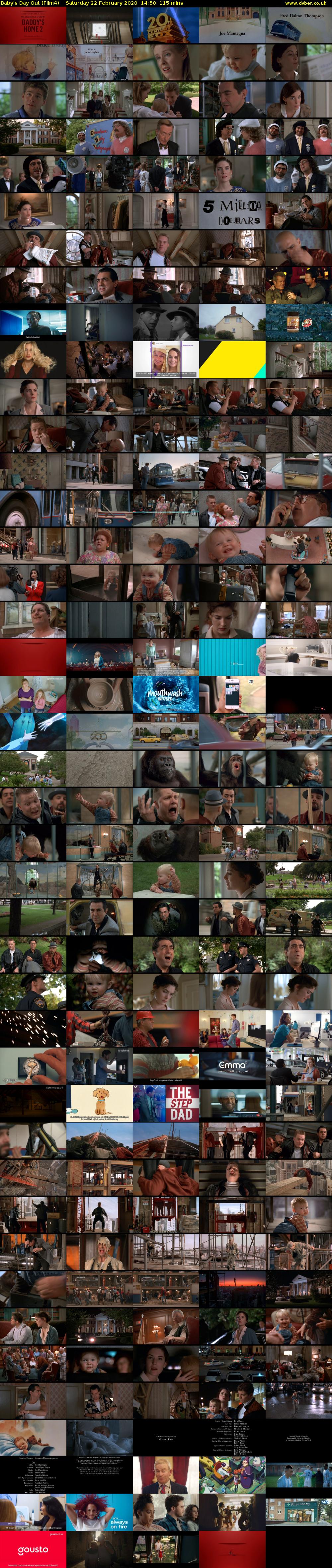 Baby's Day Out (Film4) Saturday 22 February 2020 14:50 - 16:45
