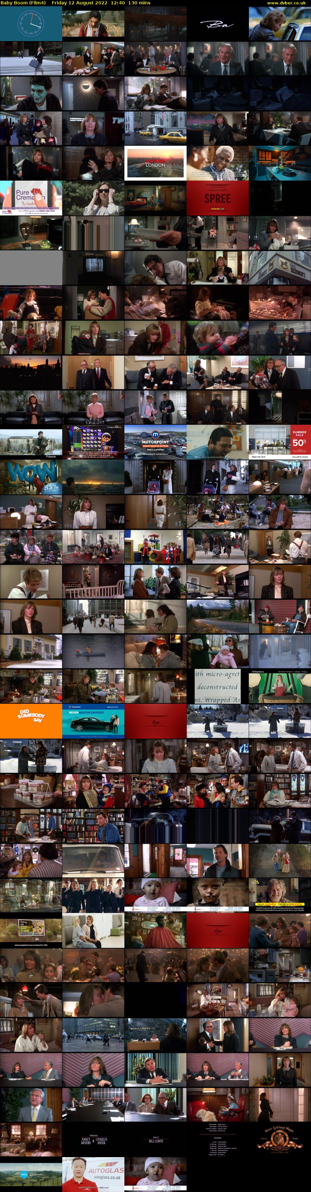Baby Boom (Film4) Friday 12 August 2022 12:40 - 14:50