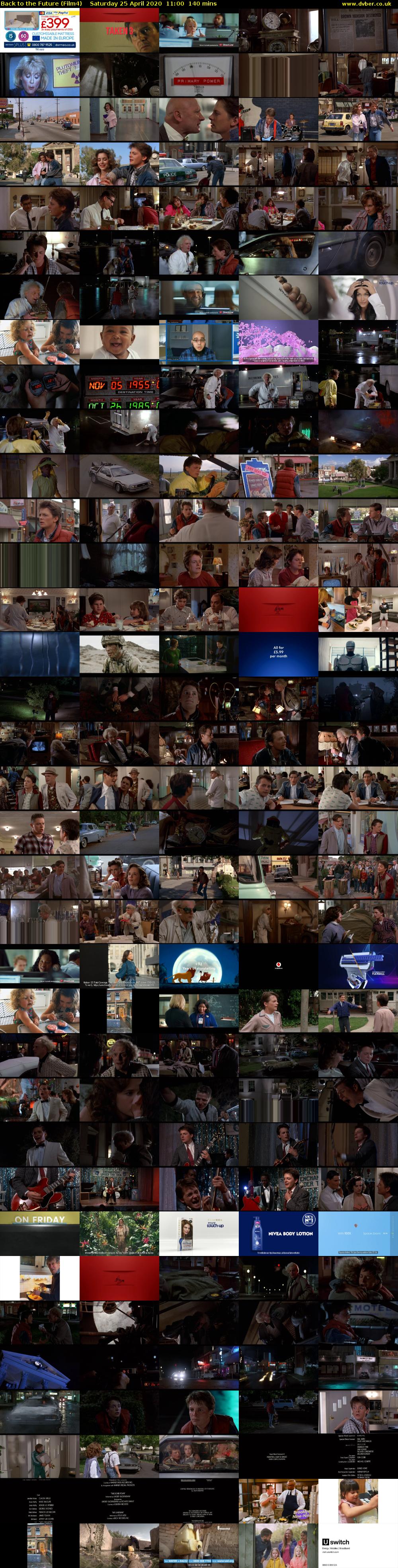 Back to the Future (Film4) Saturday 25 April 2020 11:00 - 13:20