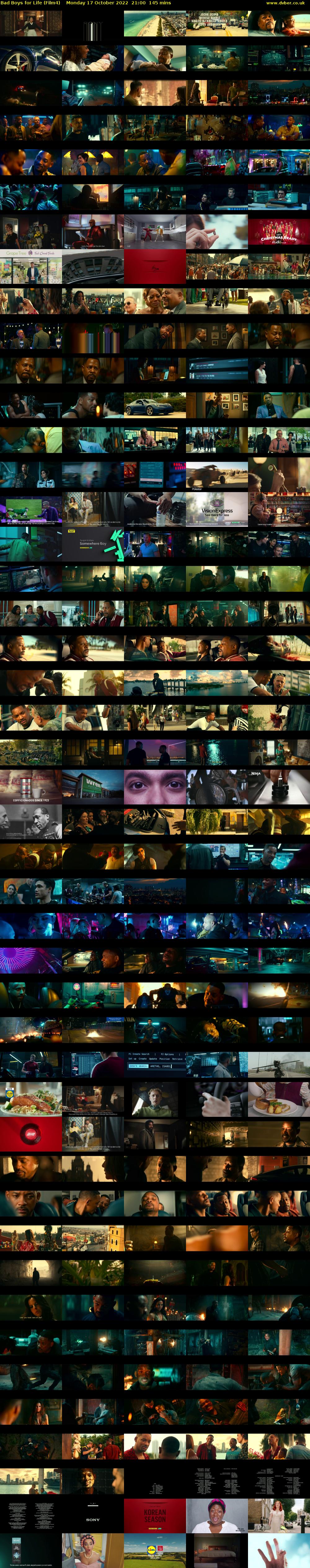 Bad Boys for Life (Film4) Monday 17 October 2022 21:00 - 23:25