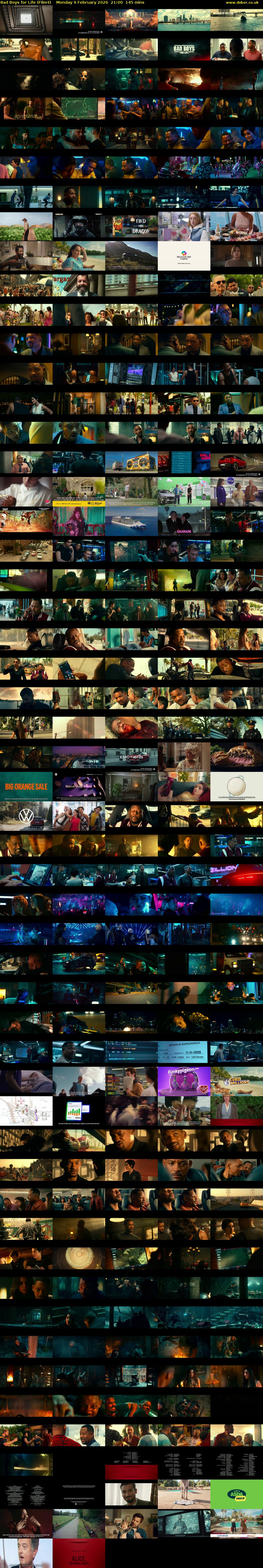 Bad Boys for Life (Film4) Monday 9 February 2026 21:00 - 23:25