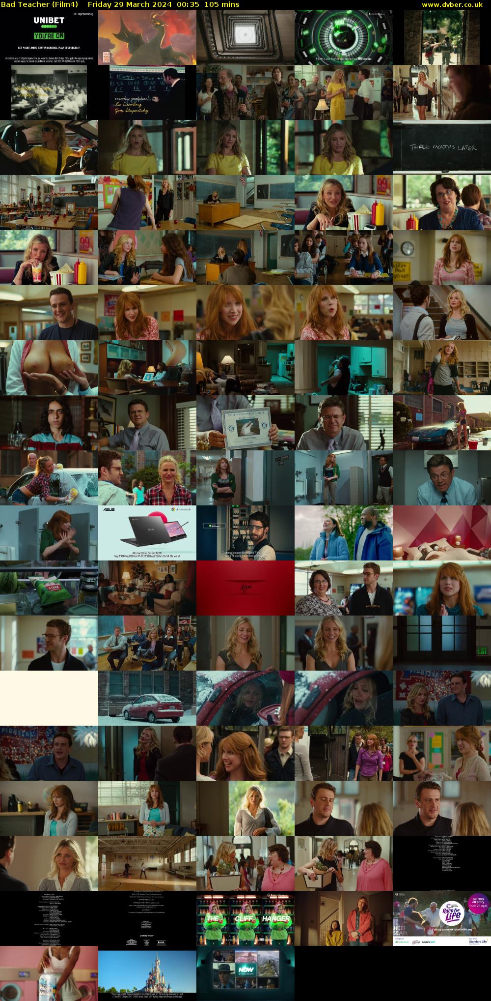 Bad Teacher (Film4) Friday 29 March 2024 00:35 - 02:20