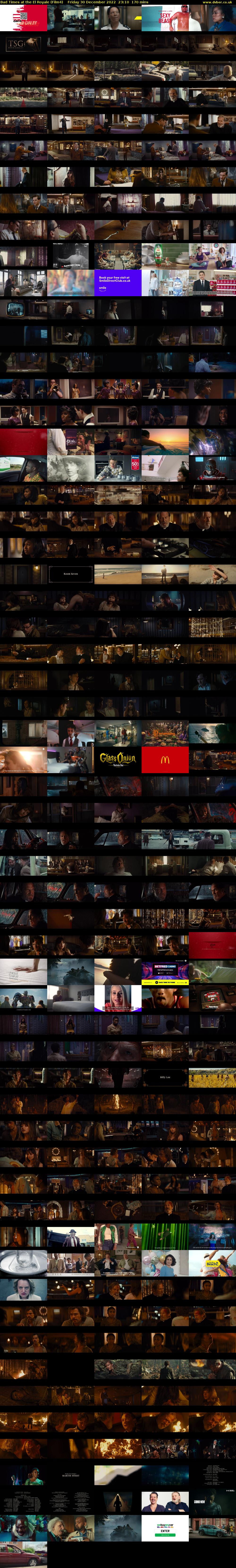 Bad Times at the El Royale (Film4) Friday 30 December 2022 23:10 - 02:00