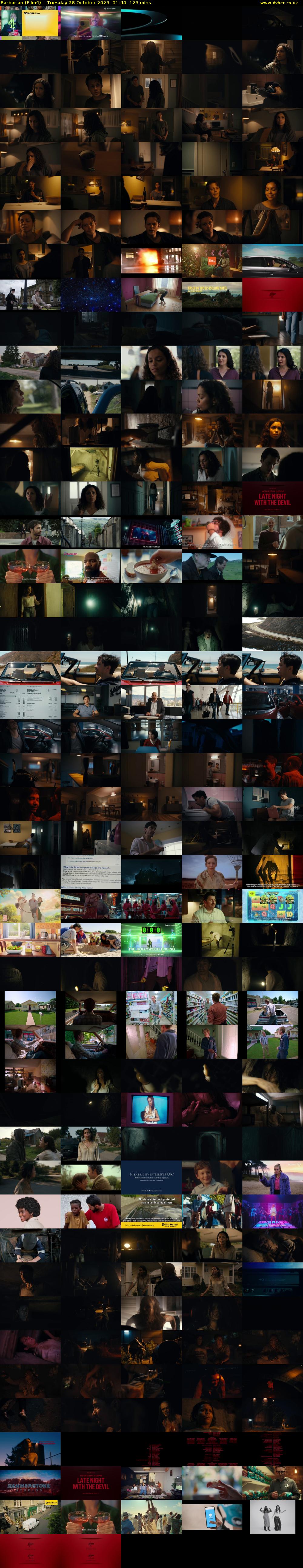 Barbarian (Film4) Tuesday 28 October 2025 01:40 - 03:45