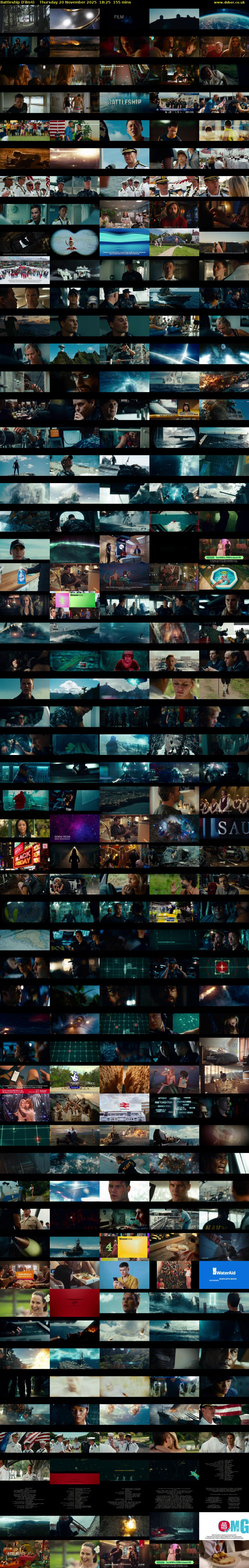 Battleship (Film4) Thursday 20 November 2025 18:25 - 21:00