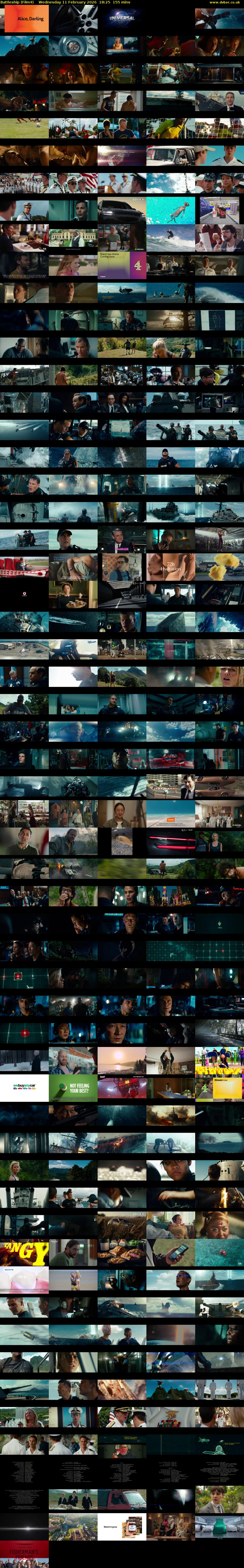 Battleship (Film4) Wednesday 11 February 2026 18:25 - 21:00