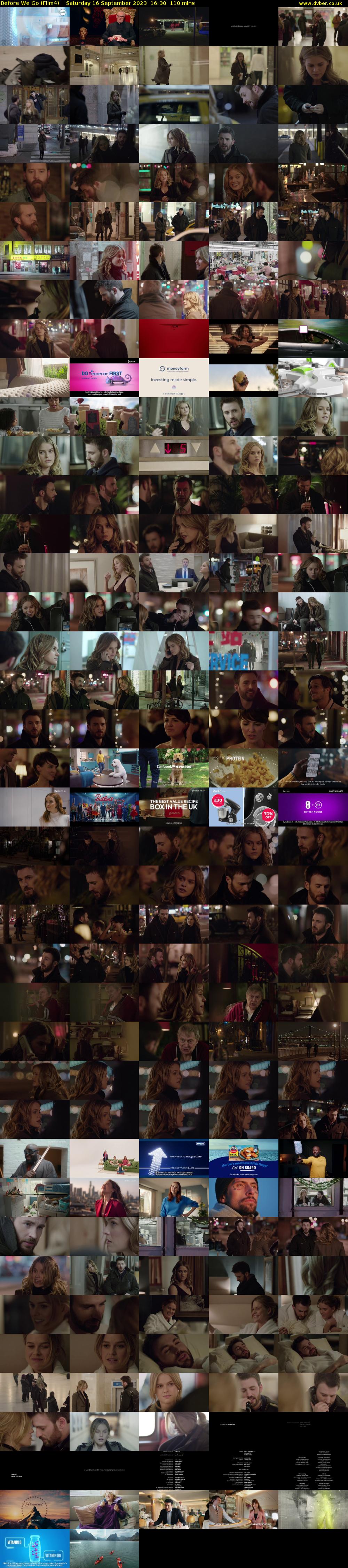 Before We Go (Film4) Saturday 16 September 2023 16:30 - 18:20