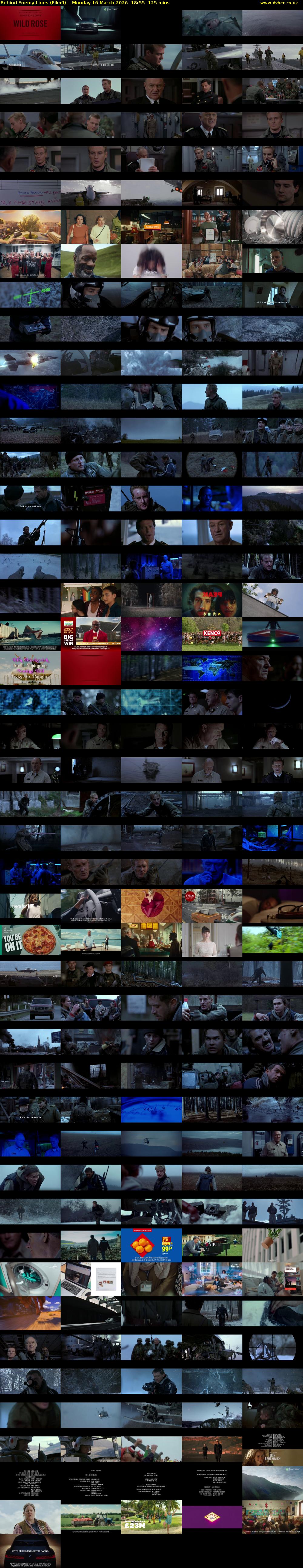 Behind Enemy Lines (Film4) Monday 16 March 2026 18:55 - 21:00