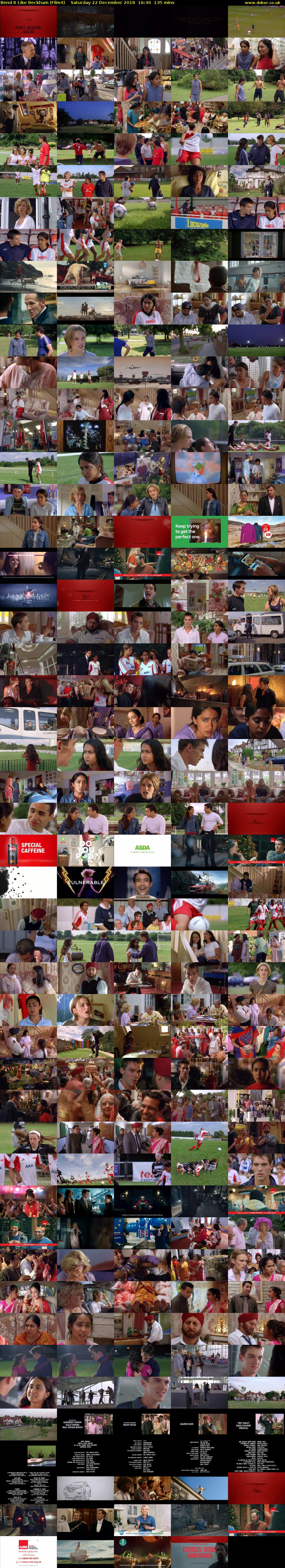 Bend It Like Beckham (Film4) Saturday 22 December 2018 16:40 - 18:55