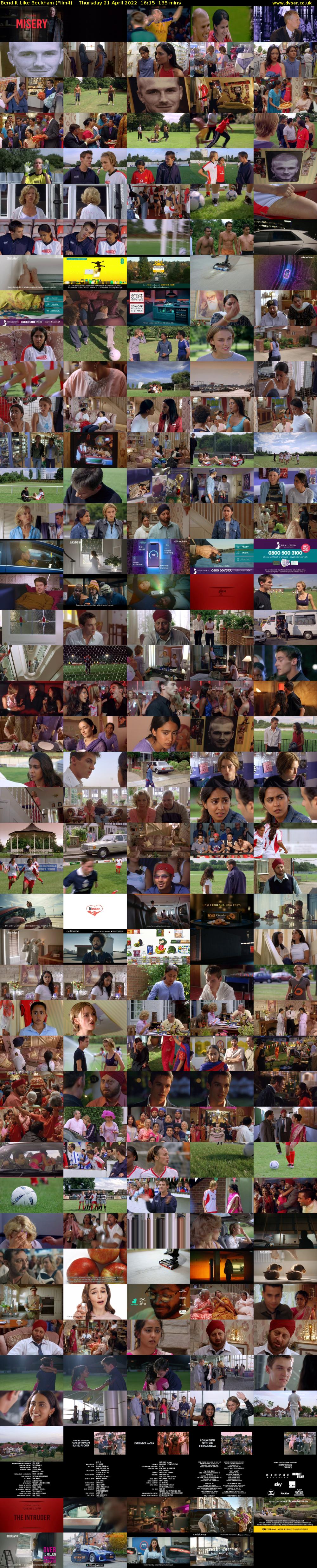 Bend It Like Beckham (Film4) Thursday 21 April 2022 16:15 - 18:30