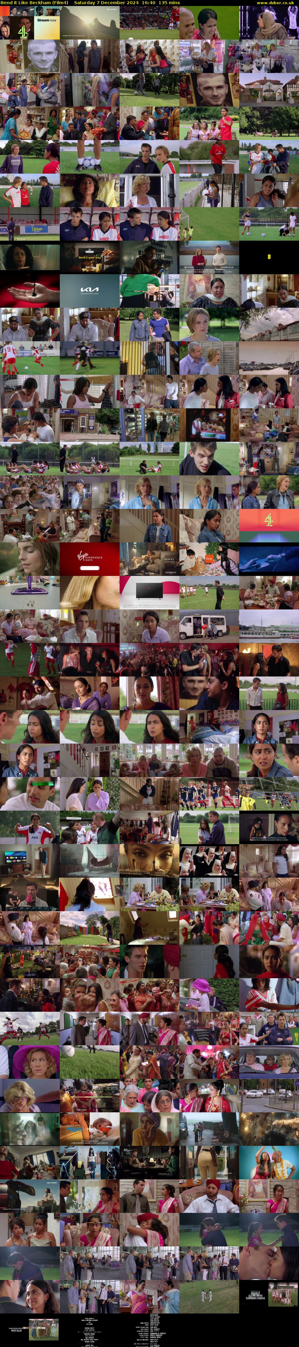 Bend It Like Beckham (Film4) Saturday 7 December 2024 16:40 - 18:55