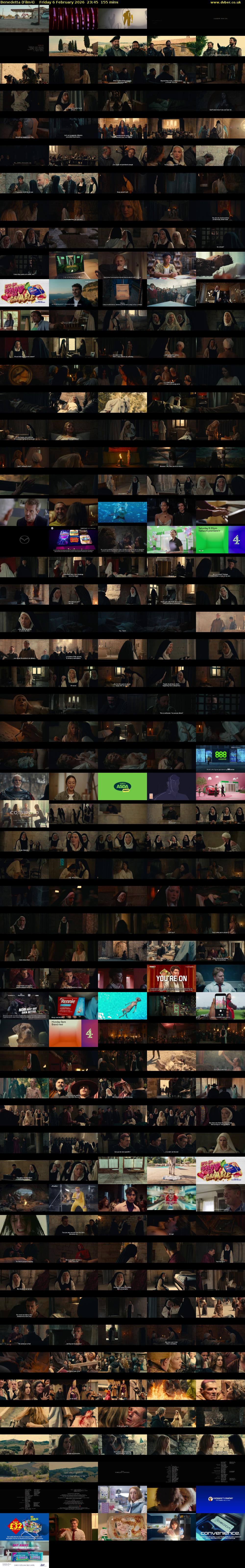 Benedetta (Film4) Friday 6 February 2026 23:45 - 02:20