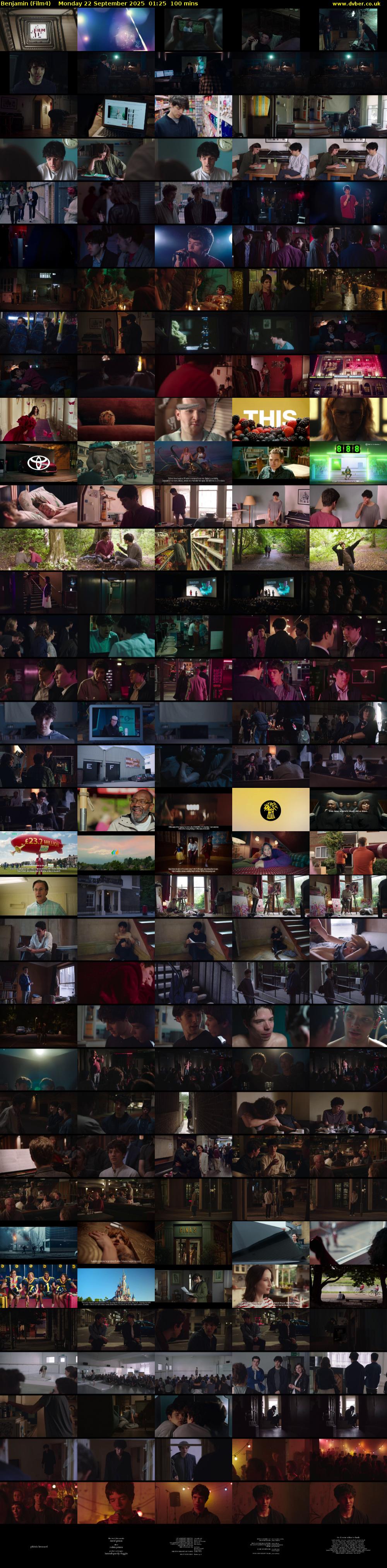 Benjamin (Film4) Monday 22 September 2025 01:25 - 03:05