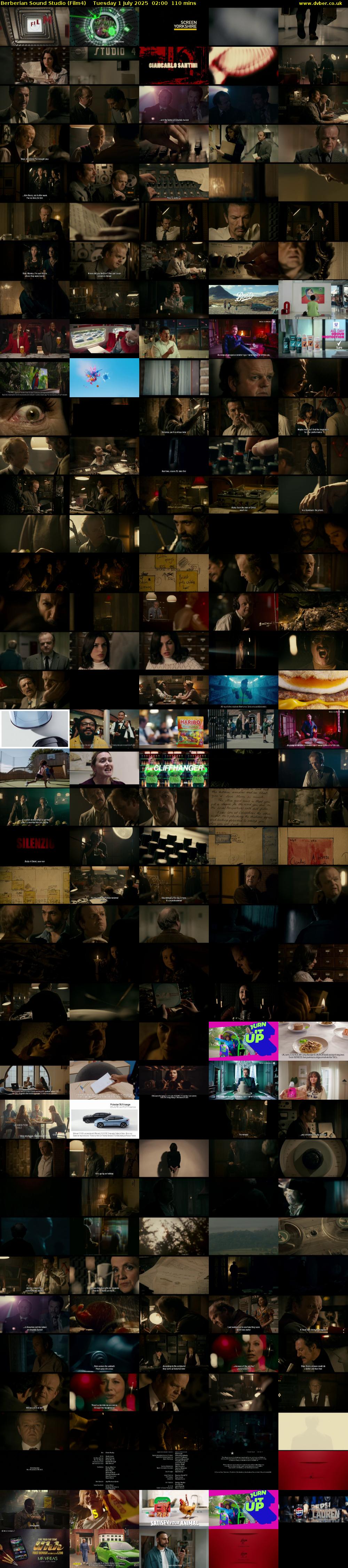 Berberian Sound Studio (Film4) Tuesday 1 July 2025 02:00 - 03:50