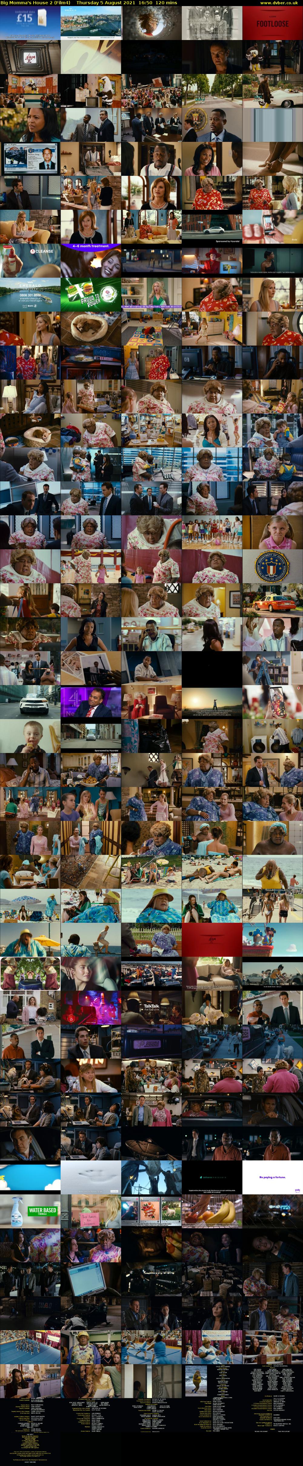Big Momma's House 2 (Film4) Thursday 5 August 2021 16:50 - 18:50