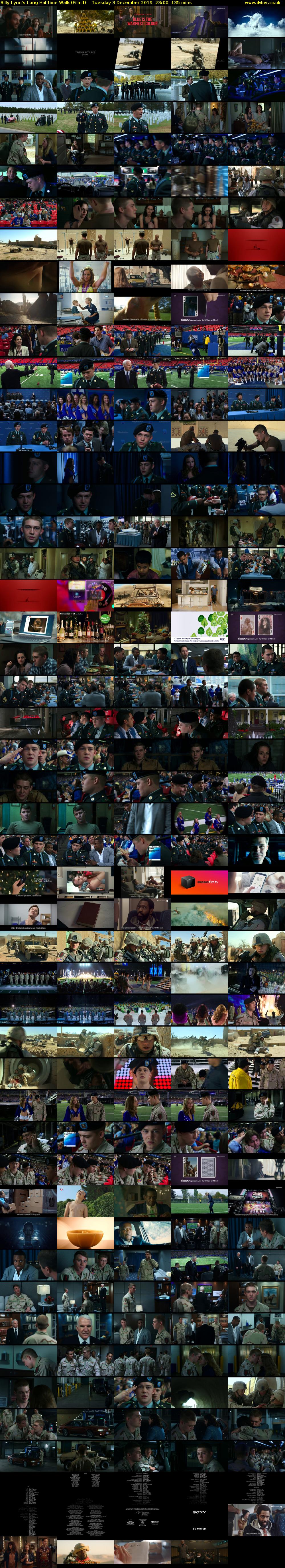 Billy Lynn's Long Halftime Walk (Film4) Tuesday 3 December 2019 23:00 - 01:15