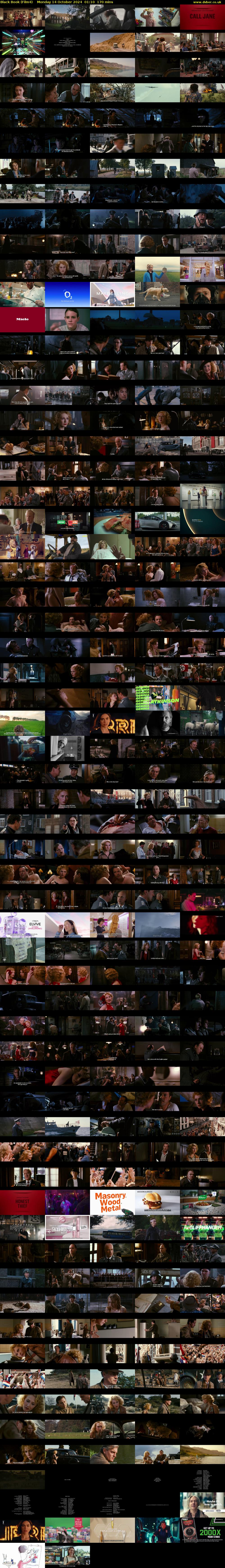 Black Book (Film4) Monday 14 October 2024 01:10 - 04:00
