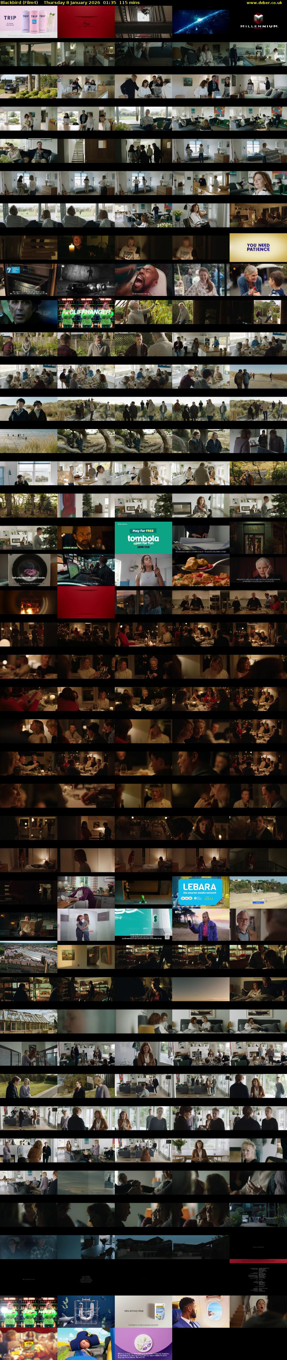 Blackbird (Film4) Thursday 8 January 2026 01:35 - 03:30