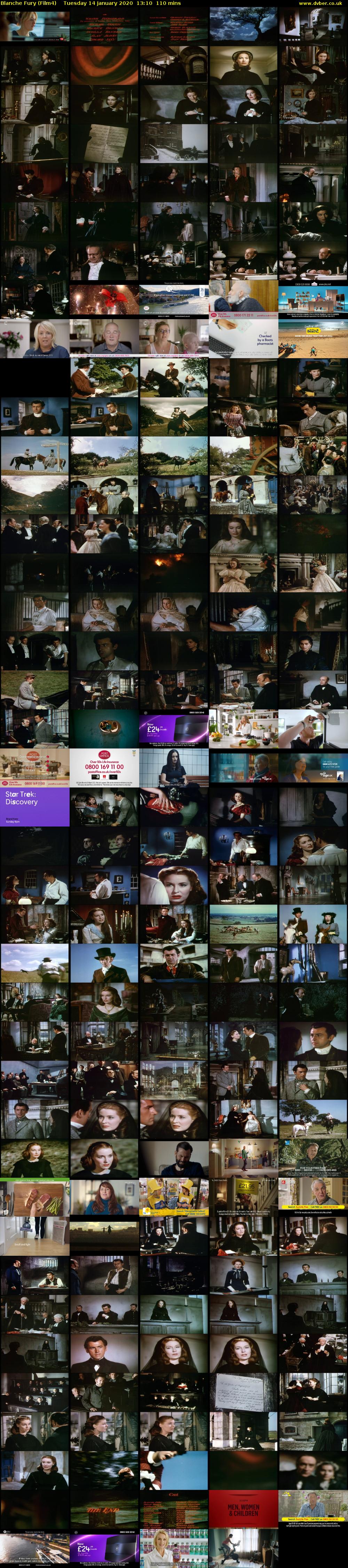 Blanche Fury (Film4) Tuesday 14 January 2020 13:10 - 15:00