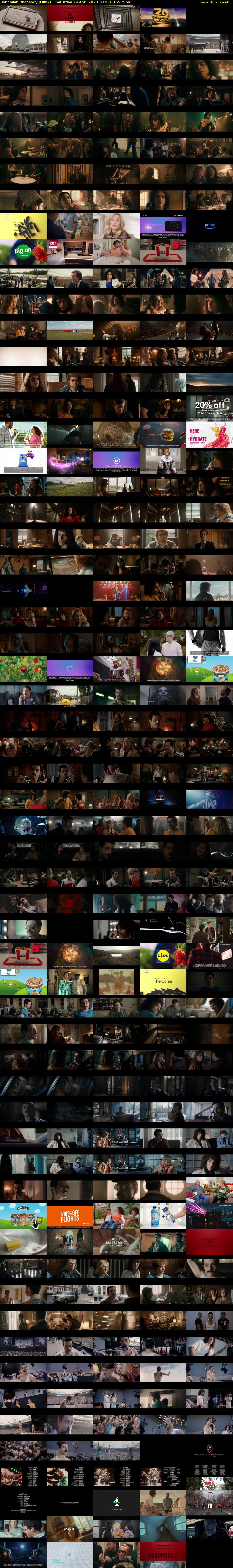 Bohemian Rhapsody (Film4) Saturday 29 April 2023 21:00 - 23:45