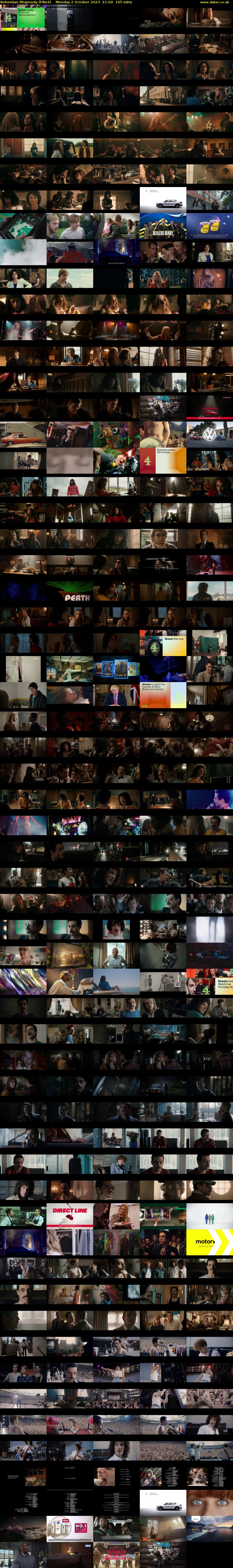 Bohemian Rhapsody (Film4) Monday 2 October 2023 21:00 - 23:45