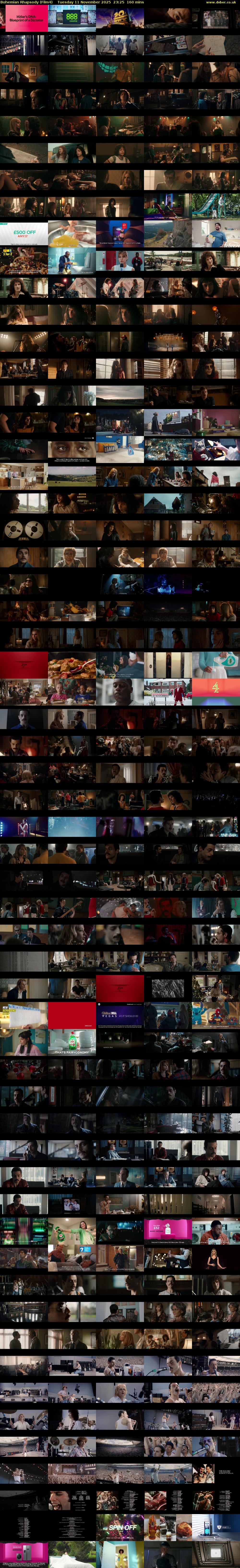 Bohemian Rhapsody (Film4) Tuesday 11 November 2025 23:25 - 02:05