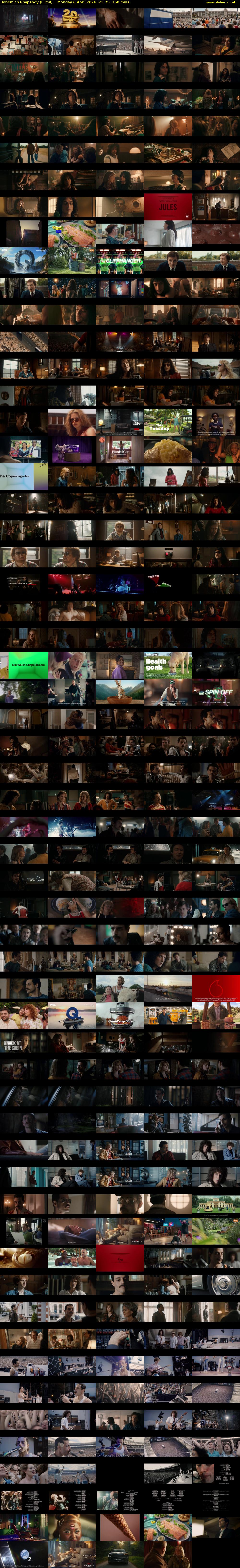 Bohemian Rhapsody (Film4) Monday 6 April 2026 23:25 - 02:05