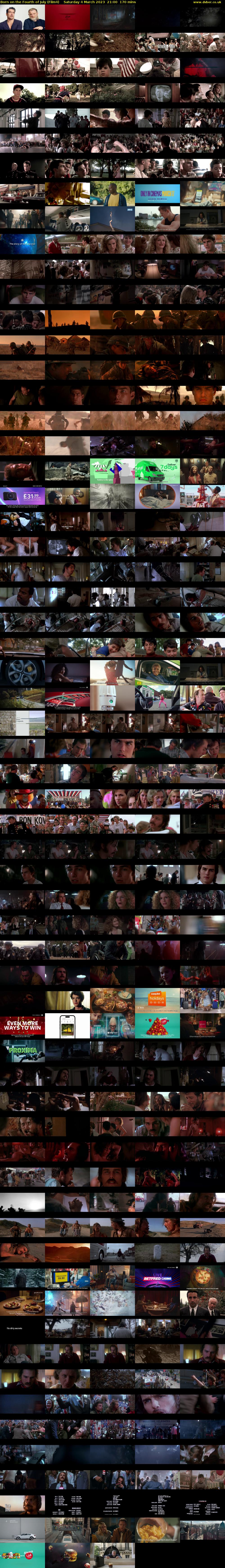 Born on the Fourth of July (Film4) Saturday 4 March 2023 21:00 - 23:50